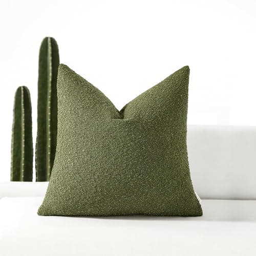 Decorative Lumbar Pillow Cover 12x20 inches for Couch - Set of 1, Tobacco