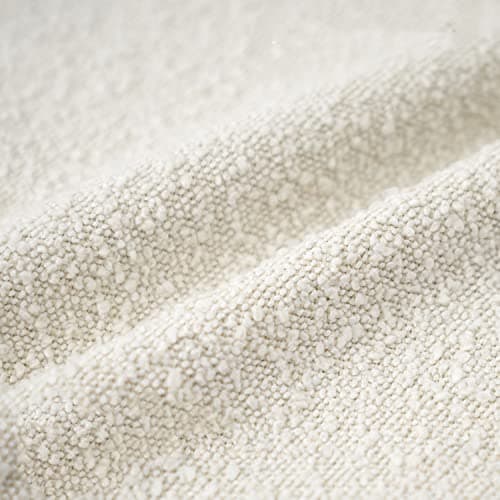 Luxury Boucle Pillow Cover for Bed Sofa - Buttery Cream, 24x24, Soft Accent Couch Cushion Case