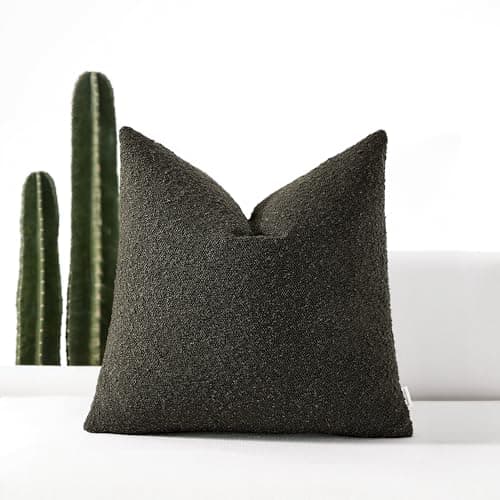 Decorative Lumbar Pillow Cover 12x20 inches for Couch - Set of 1, Tobacco