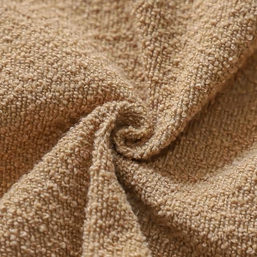 Textured Boucle Throw Pillow Covers 12x20 Inch Ivory White (Pack of 2)