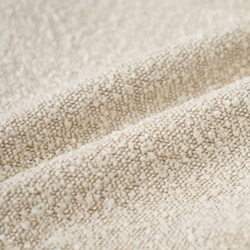 Luxury Boucle Pillow Cover for Bed Sofa - Buttery Cream, 24x24, Soft Accent Couch Cushion Case