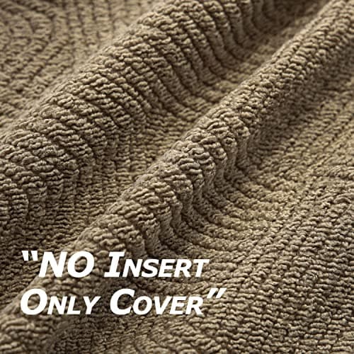 Neutral Boucle Pillow Covers 20x20 Set of 2 for Couch or Bed