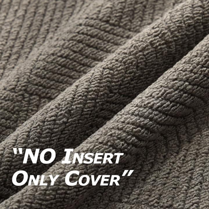 Neutral Boucle Pillow Covers 20x20 Set of 2 for Couch or Bed